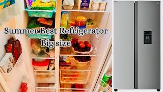 Summer Best fridge for 4 to 5 family members VALBERG SBS 529 WD E X742C refrigerator