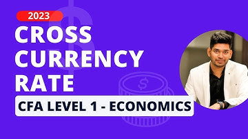 Cross Currency Rate Calculation CFA Level 1 Economics | Currency Exchange Rates