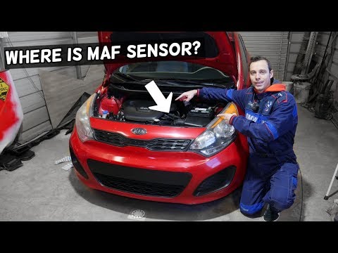 KIA RIO MAF SENSOR LOCATION | WHERE IS THE MASS AIR FLOW SENSOR KIA K2