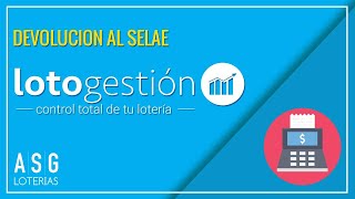 Tutorial LotoGestión básico - 06 - Devolución al SELAE screenshot 5