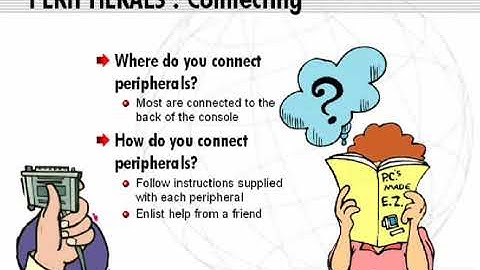 Peripherals Connecting,  Introduction to Computers