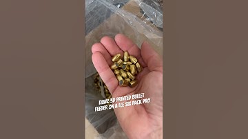 DeWZ 3D Printed Bullet Feeder on a Lee #SixPackPro #reloaderschannel #9mm #Lee #pewpew @zsdewitt