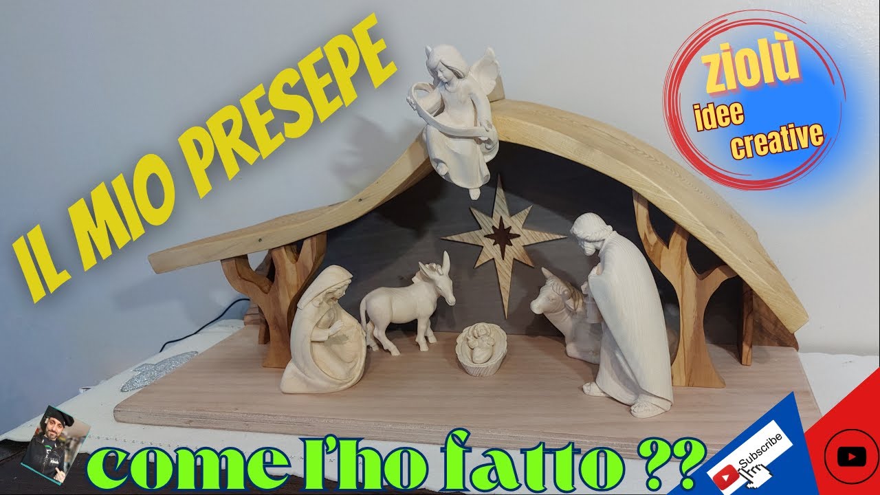 Come ho costruito il mio PRESEPE ?? creare costruire fare un presepe in