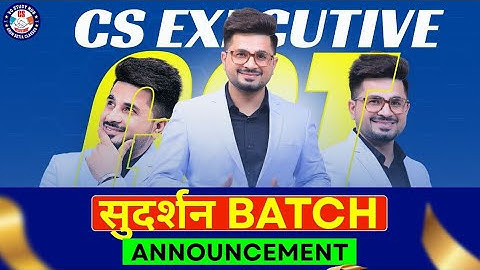 सुदर्शन GST Batch (FREE For ALL)🤩 Join LIVE ONLY🤯 Comment Below👇 #vgstudyhub #icsi #gst