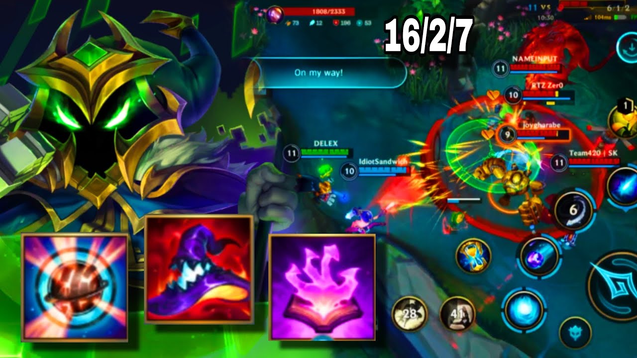 League of legends wild rift - Mid lane(Season17) - Veigar gameplay #10 ...