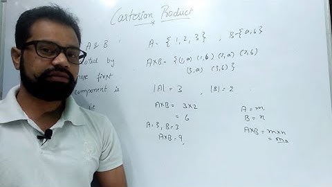 Cartesian Product on Sets | Discrete Mathematics | By :- Harendra Sharma