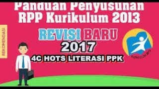 Cara Penyusunan RPP K 13 Dengan Baik dan Benar
