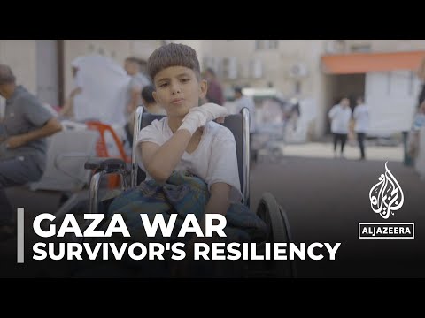 An amputee chasing his dreams amidst the Gaza war