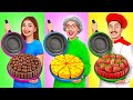 मैं बनाम दादी कुकिंग चैलेंज | स्वादिष्ट रसोई युक्तियाँ Multi DO Challenge