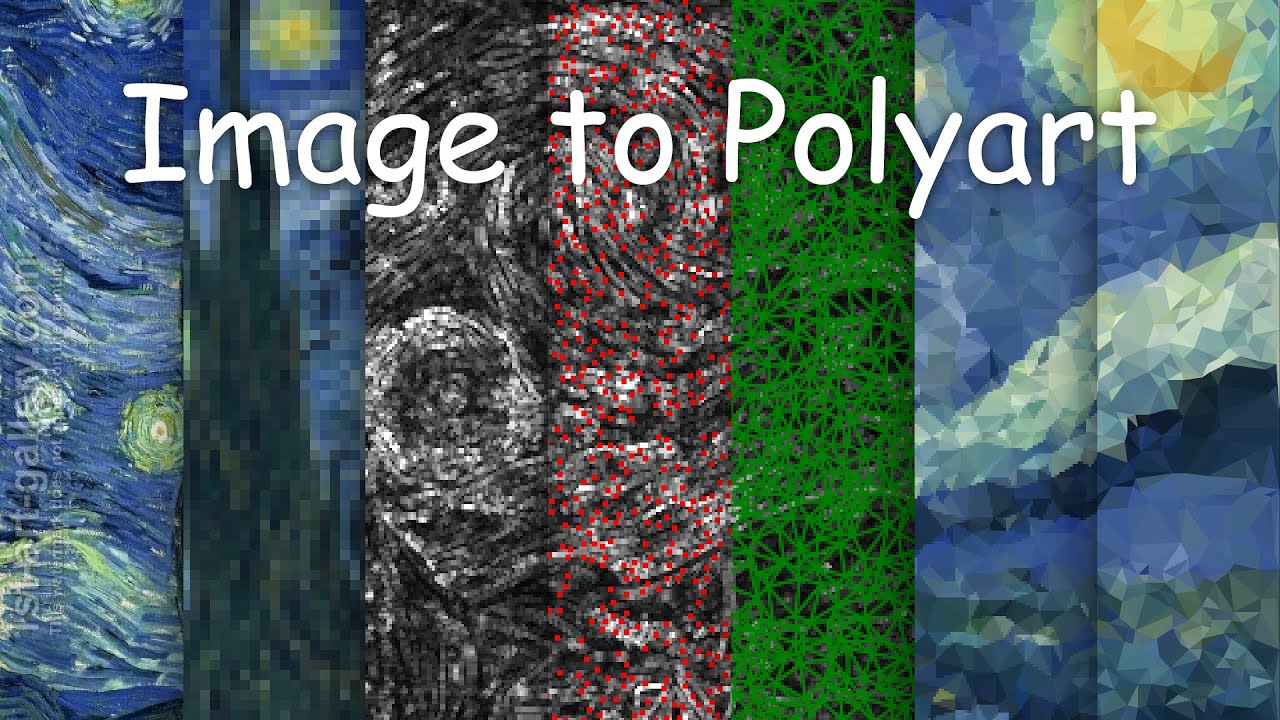 making images polyart - YouTube