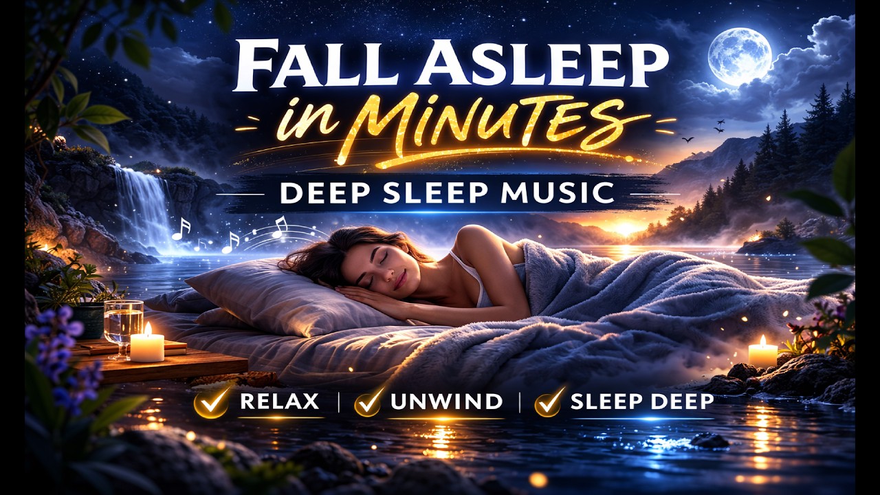 Fall Asleep in Minutes 🌙 Deep Sleep Music Live