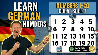 German A1 Lesson | Numbers 1–20 Pronunciation Practice 🇩🇪