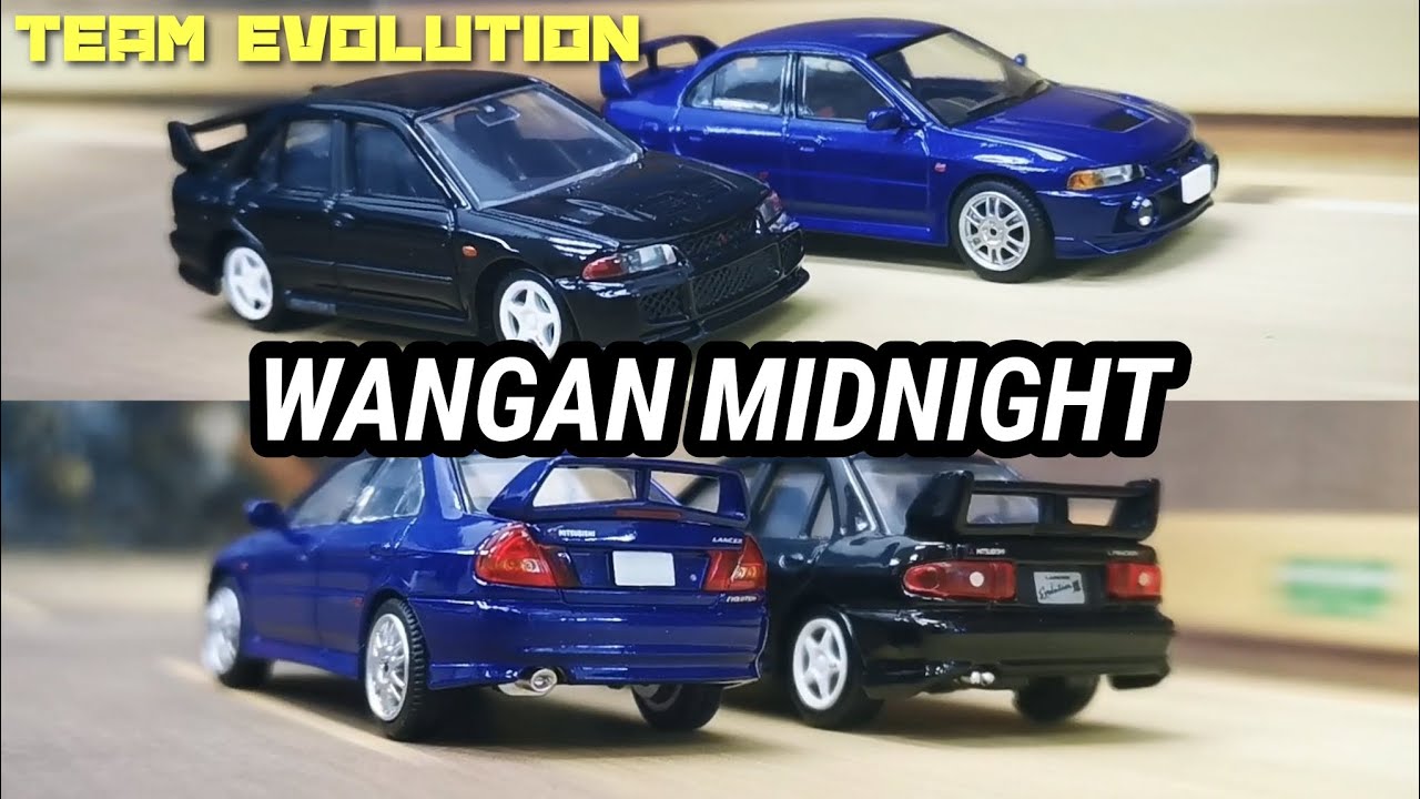 HOT WHEELS WANGAN MIDNIGHT MITSUBISHI EVOLUTION 