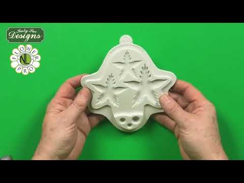 Molde de silicona para fondant cáliz de flor, de Katy Sue Designs | María Lunarillos | tienda & blog