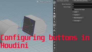 Creating buttons in Houdini tutorial