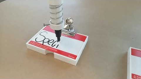 Universal-Robot Handwriting Project @ re:publica19