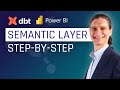 How to Connect to the dbt Semantic Layer Through Power BI