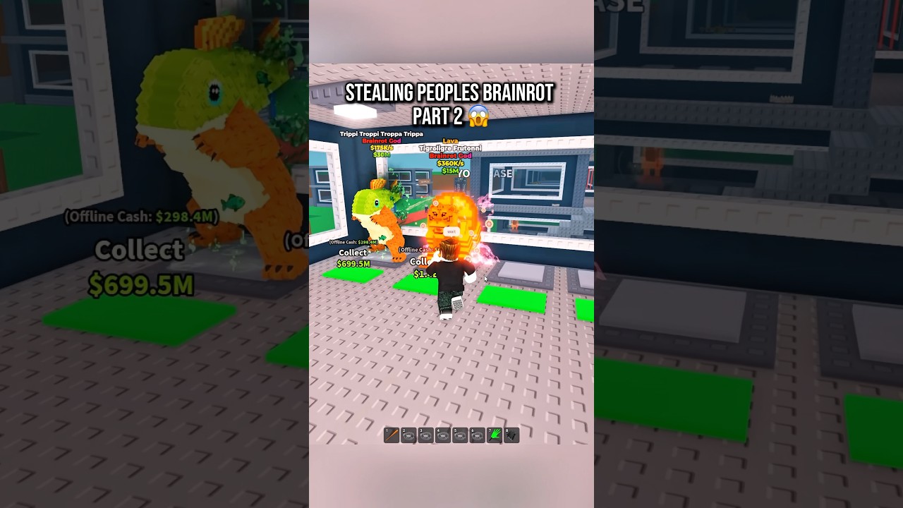 Stealing Players Rarest Brainrots Part 2 😠| Roblox Steal A Brainrot