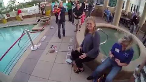 Over the Edge: Katherine Richards Rappels Down Hou...