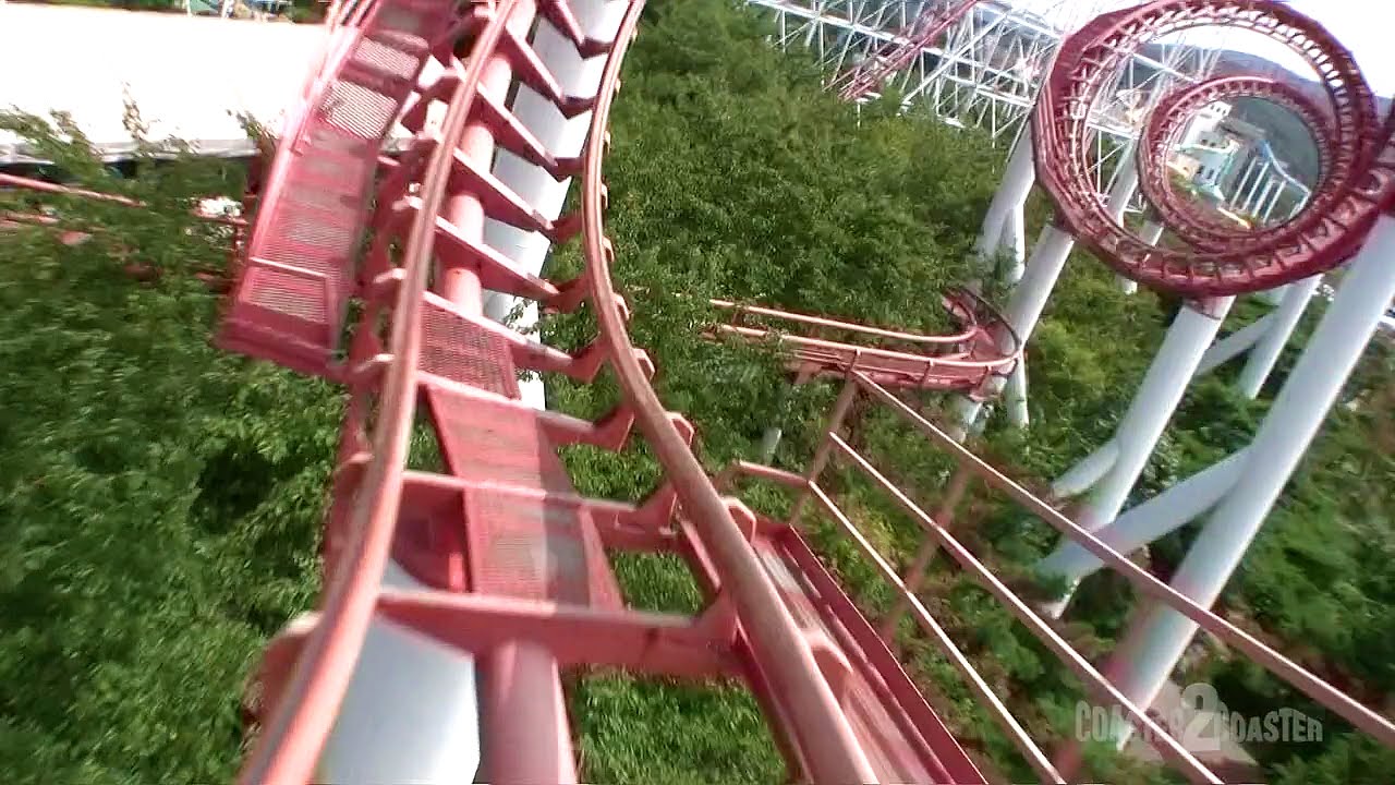 Fantasia Special Coaster POV (Triple Corkscrew) - Tongdo Fantasia - Gyeongsangbuk-do, South Korea