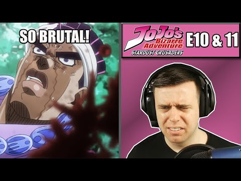 WHY IS DEATH SO NORMAL IN THIS SHOW?- JJBA Stardust Crusaders Episodes 10 and 11 - Rich Reaction