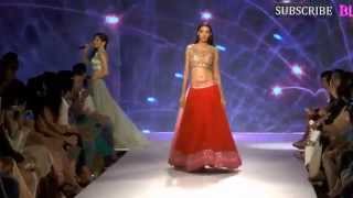 Red Lehenga from Lakme Fashion Week 2015 screenshot 3