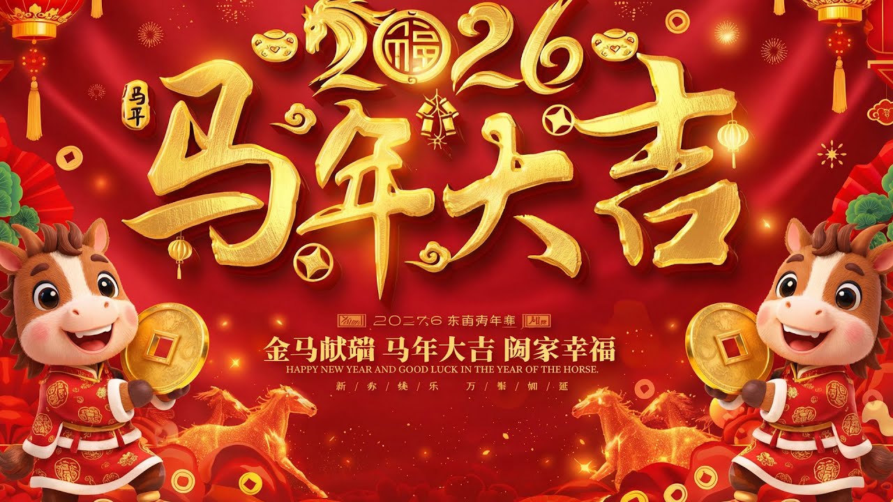Happy New Year 2026【新年老歌】100首传统新年歌曲 🧨🧨🧨Chinese New Year Songs 2026