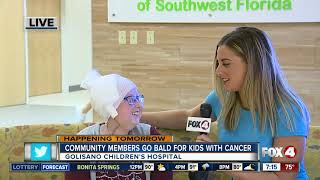 Participants go bald for kids with cancer - 7am live report screenshot 5