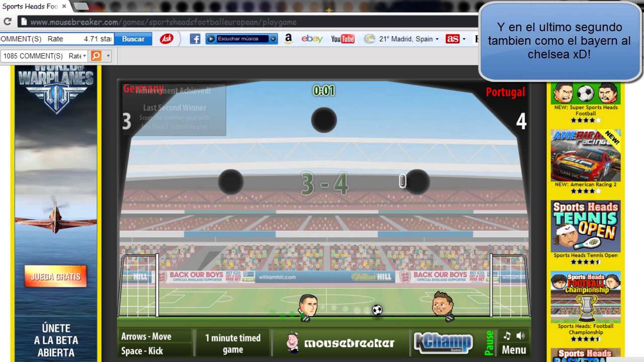 Sport Heads European EditionEp.1 ¡Loco Por La Remontada! YouTube