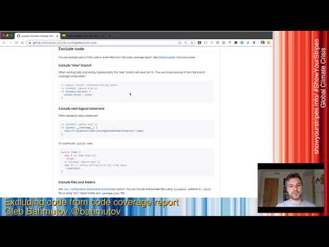 Excluding code from code coverage reports