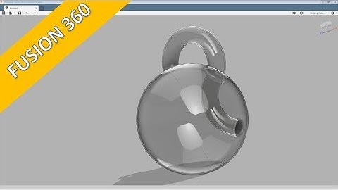 Userwish - Ball with handle (kettlebell) - Fusion 360 Training - Part Design