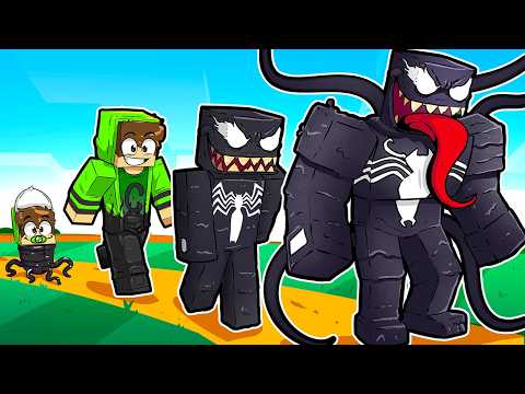 SOBREVIVI de BEBÊ VENOM até VENOM IMORTAL no Minecraft!