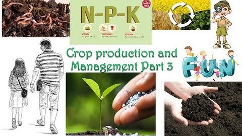 CBSE class 8 part 3 crop production and management Science chapter 1