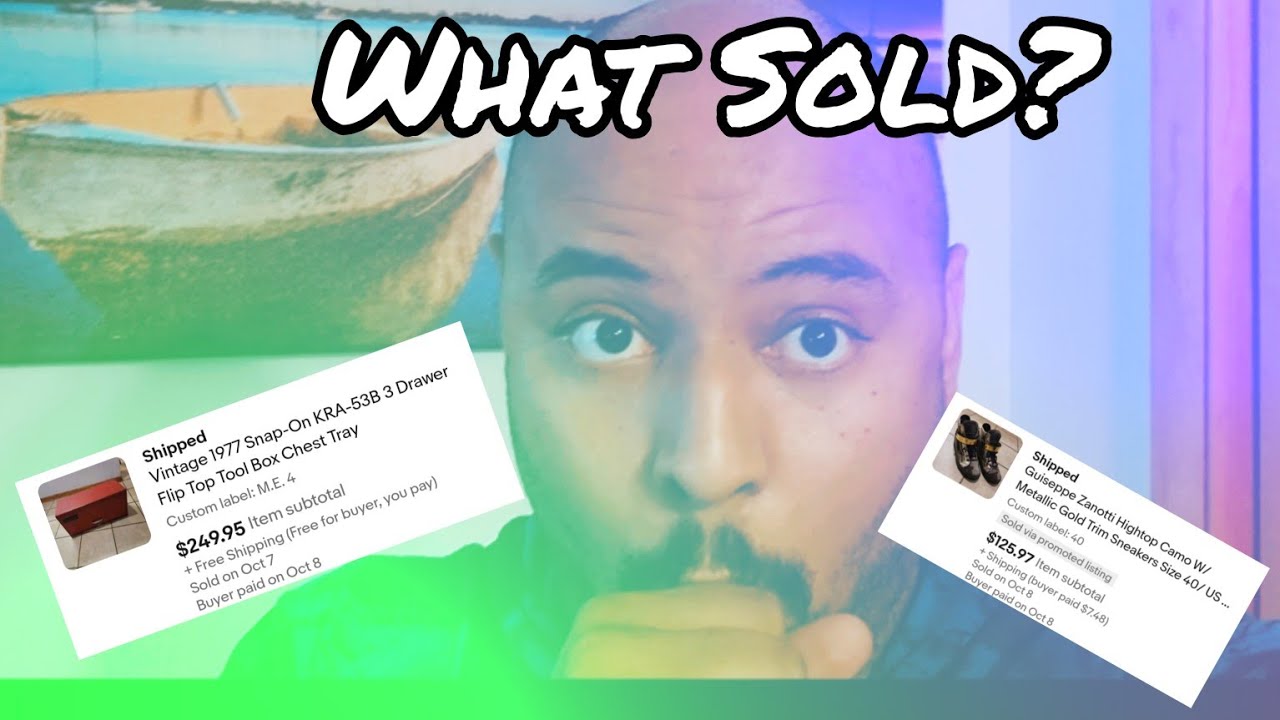 What Sold on eBay? Sales are way down! YouTube