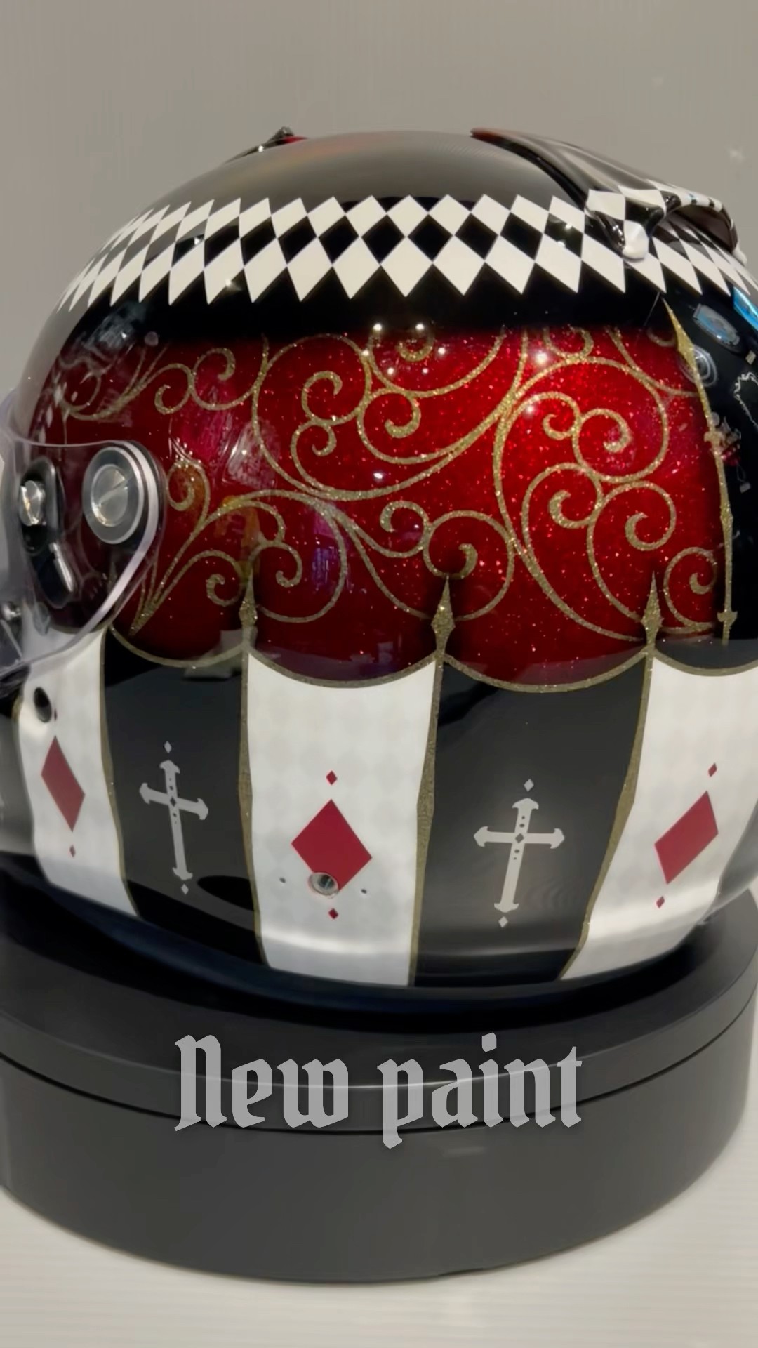 ヘルメット　カスタムpaintオーダー分 HELMET PAINT 136 monocolle mototor sport Japan
