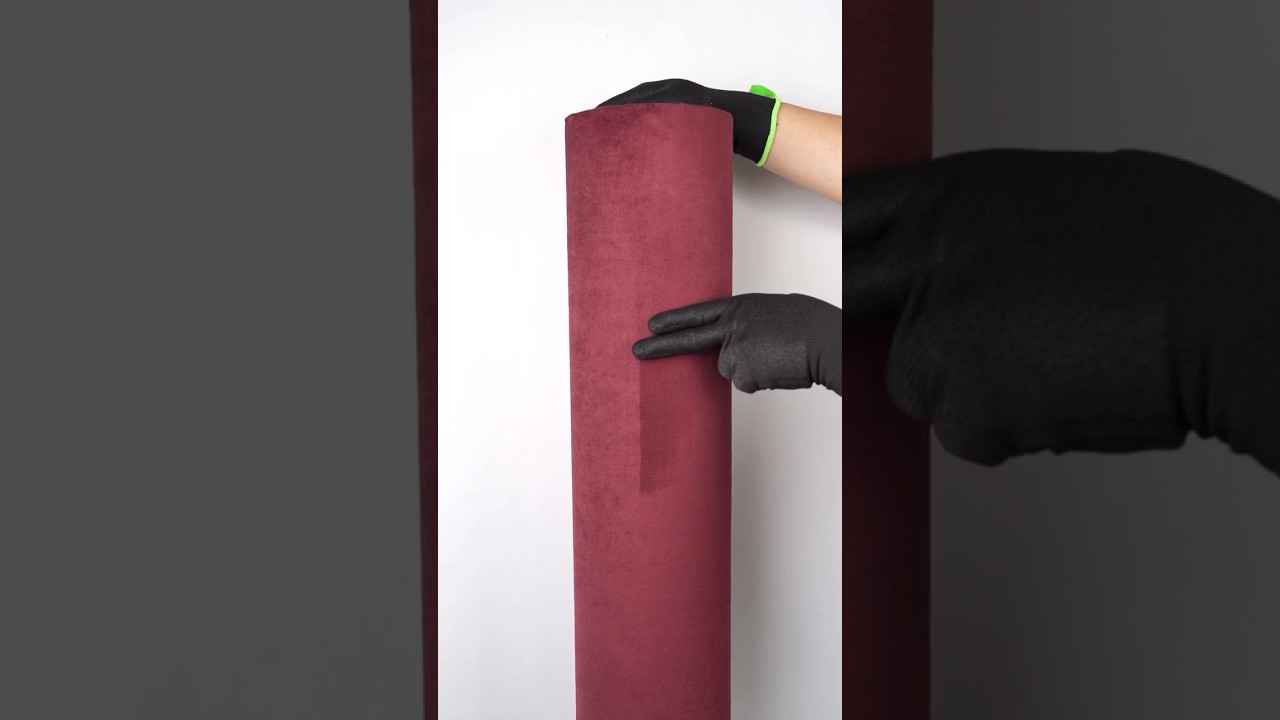 Automotive Car Interior Wrap Film Maroon Red - AIFW23