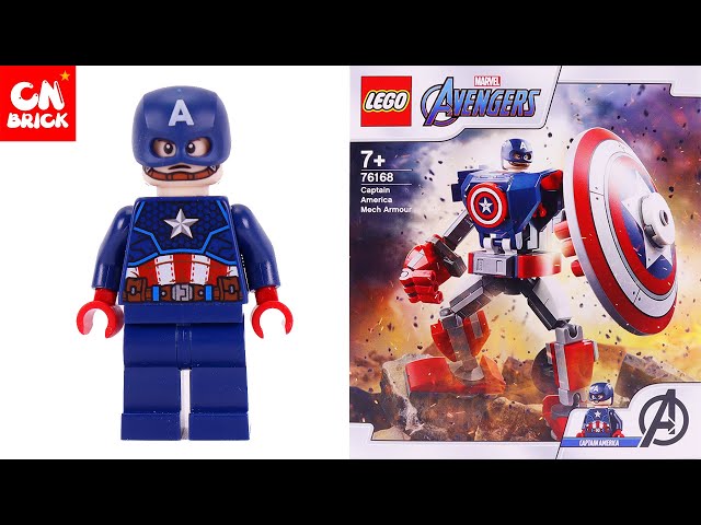 LEGO Marvel 76168 Captain America Mech Armour - Lego Speed Build Review 