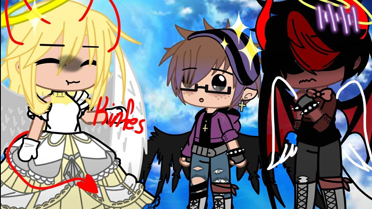 who is the real angel?||nice william au||gacha club - YouTube