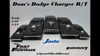 Dom's Dodge Charger R/T Diecast Comparison (Fast & Furious) Jada