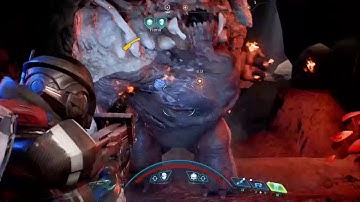 Mass Effect: Andromeda Taking down a Fiend