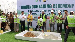Gubernur SUMSEL dan Wabup Lahat Hadiri Groundbreaking Underpass PT MIP !! Ini Pesan Wabup !!