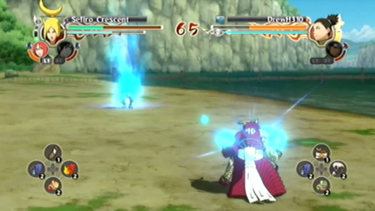 Naruto Ultimate Ninja Storm 2 Sefiro Crescent Vs DrewH310 (Round 1)