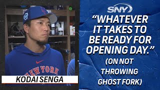 Kodai Senga talks effective outing vs Astros, explains why he isn't throwing the ghost fork | SNY