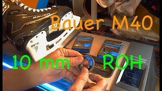 Bauer M40 Skates First sharpen 10mm Advantedge sharpener