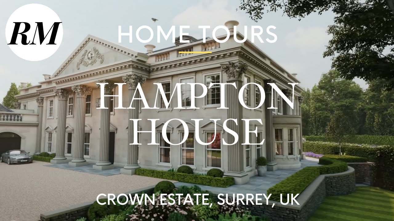 Inside £29M Surrey Mansion on Crown Estate in Oxshott, England, UK