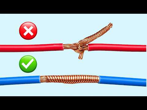 99% of People Don't Know the Correct Way to Twist Electrical Wires!