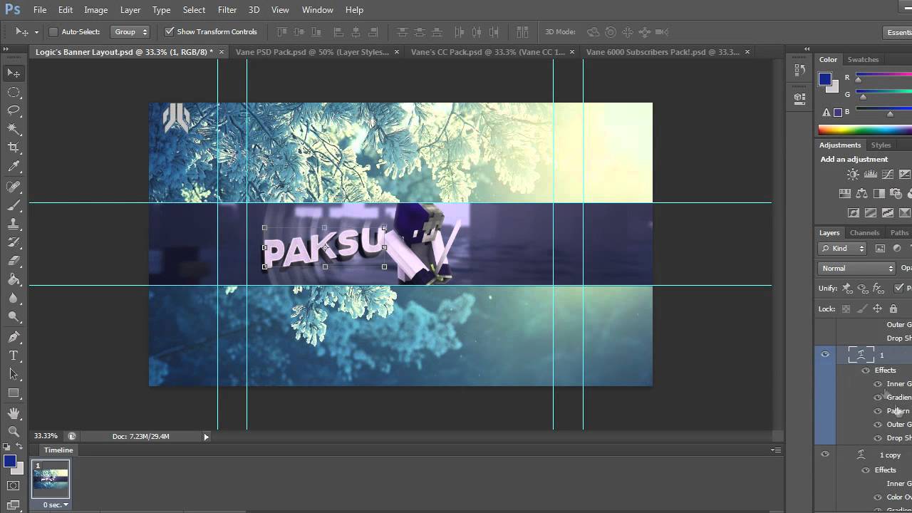 Minecraft Banner Speed Art - Paksu - YouTube