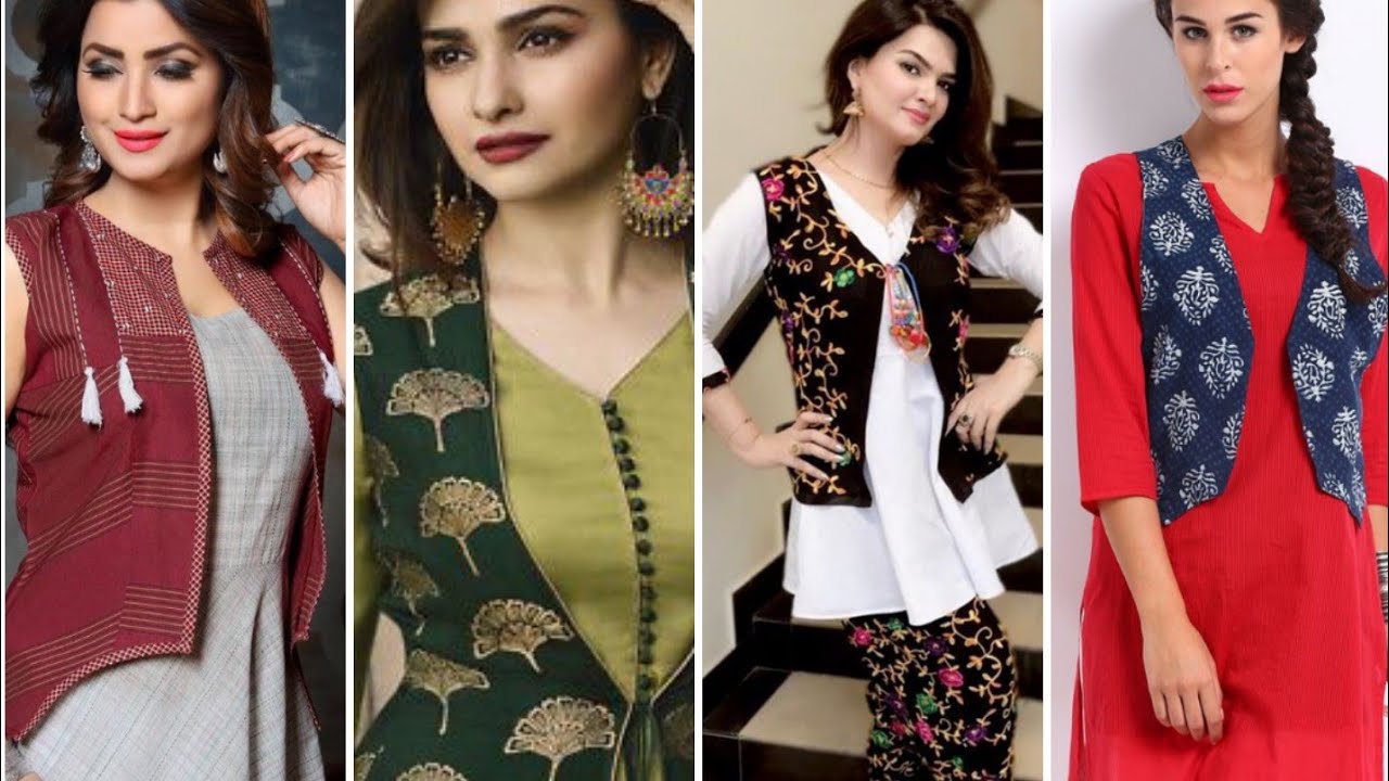 Top 80+ Jacket dress design|| Latest jacket dress design for girl (