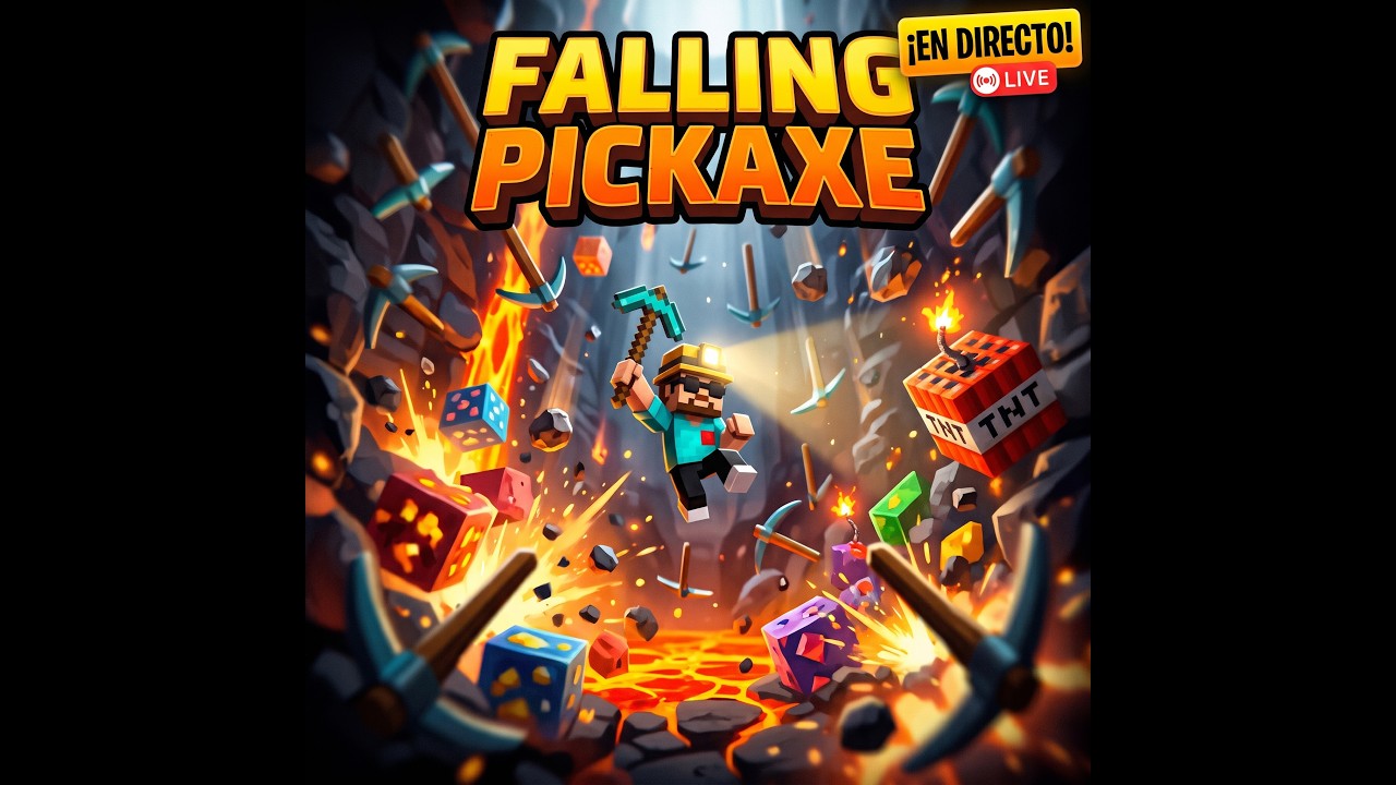 🔴 EN VIVO: EN FALLING PICKAXE! ⛏️🔥 MINECRAFT - YouTube