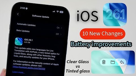 iOS 26.1 is Official Released | Clear vs Tinted | Battery Improvements | Full Details in Telugu